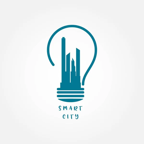 Smart City Vektor Vorlage Design Illustration — Stockvektor