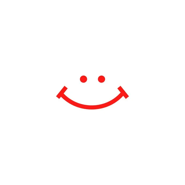 Smile vektör şablon tasarım Illustration — Stok Vektör