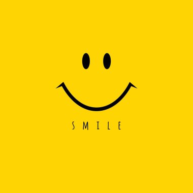 Smile vektör şablon tasarım Illustration