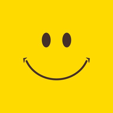 Smile vektör şablon tasarım Illustration