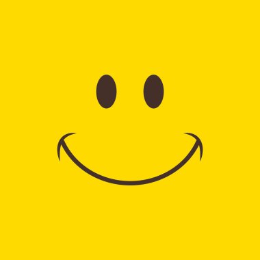 Smile vektör şablon tasarım Illustration