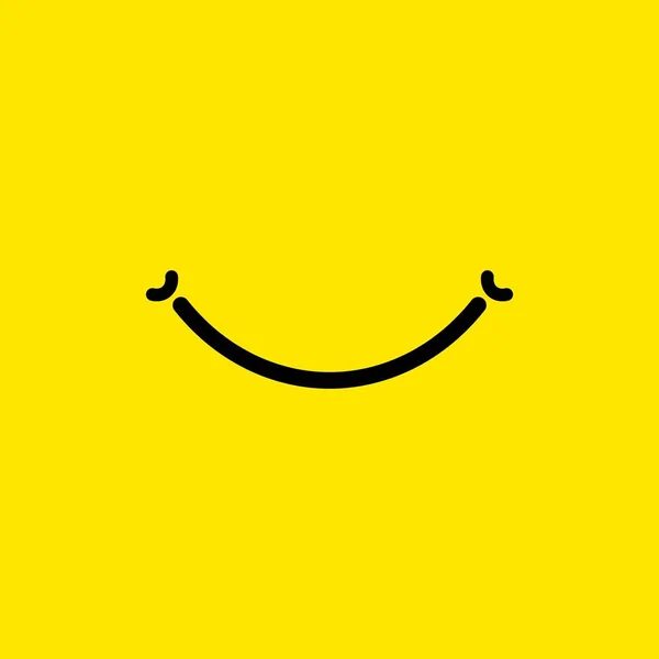 Посмішка Вектор Дизайн шаблону Ілюстрація — стоковий вектор