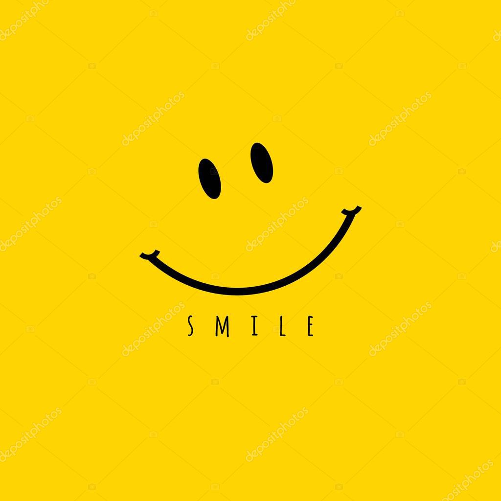 Smile Vector Template Design Illustration