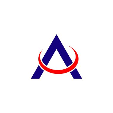 A Şirket Logosu Vektör Şablon tasarım illüstrasyon