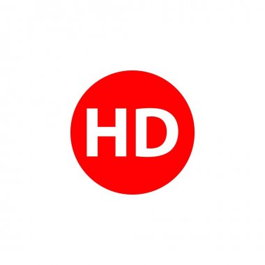 Hd Logo Vektör Şablonu Tasarım İllüstrasyon