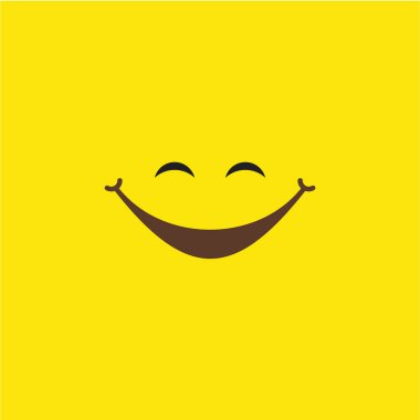 Smile vektör şablon tasarım Illustration
