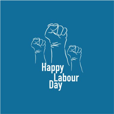 Mutlu Emek Günü Vektör Şablonu Tasarım İllüstrasyon