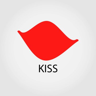 Kiss Vektör Şablontasarım İllüstrasyon