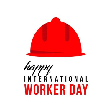Uluslararası İşçi Günü Vektör Şablonu Tasarım İllüstrasyon