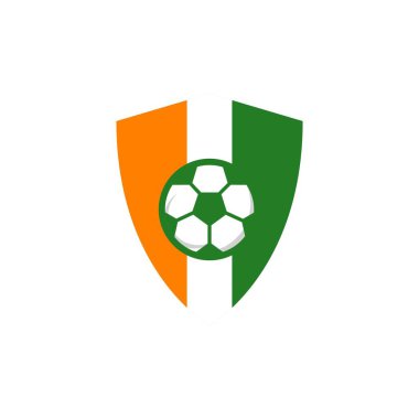 Futbol Kulübü Logo Vektör Şablon tasarım Illüstrasyon