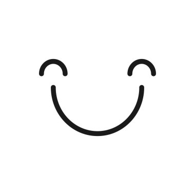 Smile vektör şablon tasarım Illustration