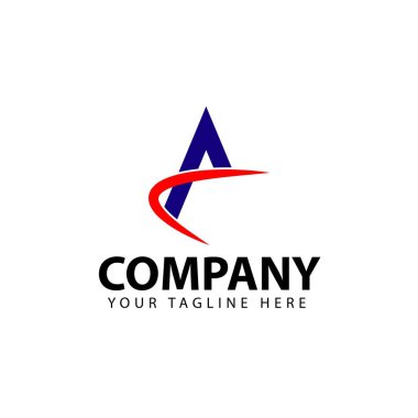 Şirket Logosu Vektör Şablontasarım İllüstrasyon