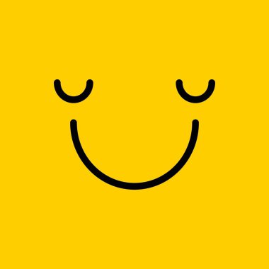 Smile vektör şablon tasarım Illustration