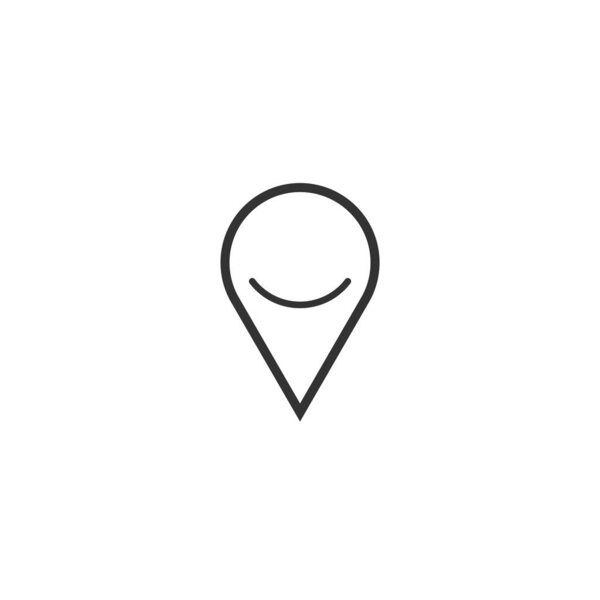 Map Icon Logo Vector Template Design Illustration