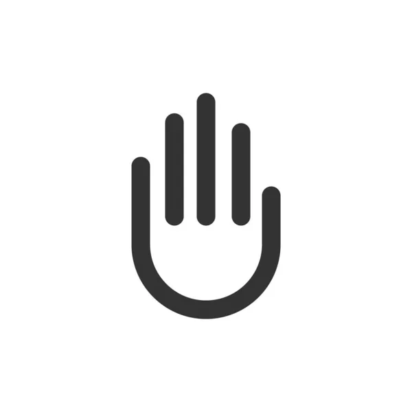 Hand Logo Vektor Vorlage Design Illustration — Stockvektor