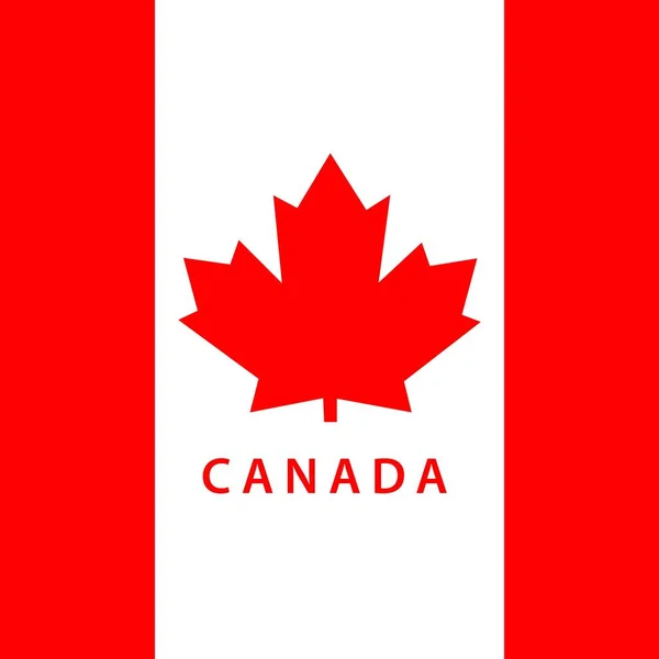 Logo de Canadá Vector Template Design Illustration — Vector de stock