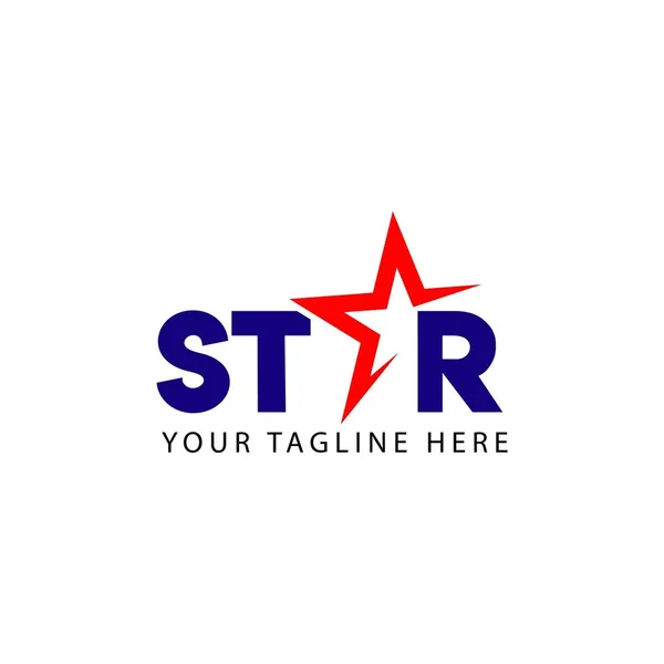 Star Logo Vector mall Design Illustration — Stock vektor