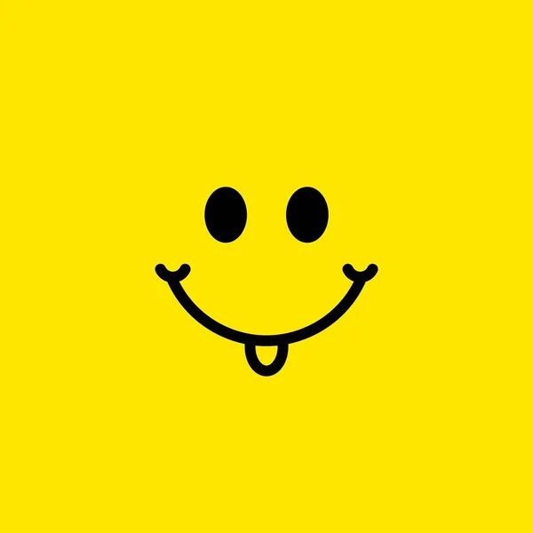 Glimlach vector sjabloonontwerp illustratie — Stockvector