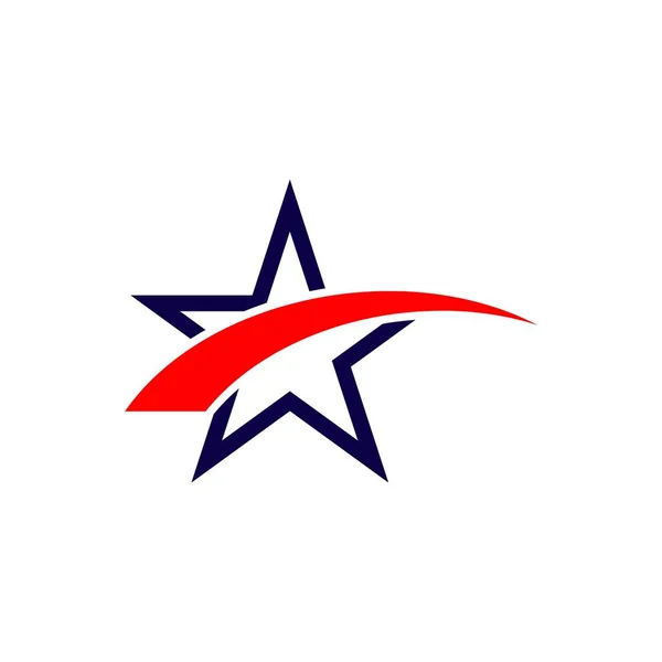 Star Logo Vector Template Design Illustration — Stock Vector