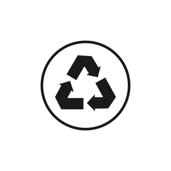 Recycle Vector Template Design Ilustração —  Vetores de Stock