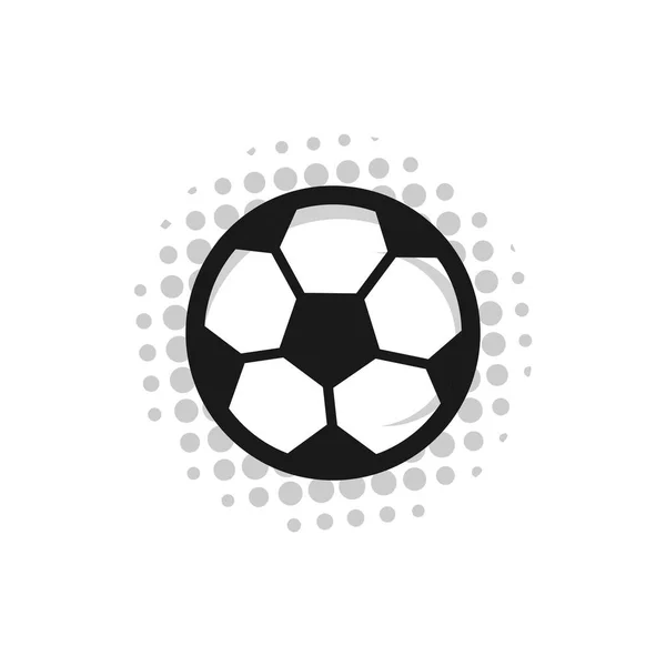 Fotboll vektor mall design illustration — Stock vektor