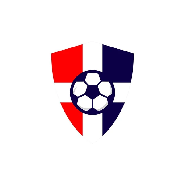 Football Club Logo Vector Template Design Illustration — Stock Vector