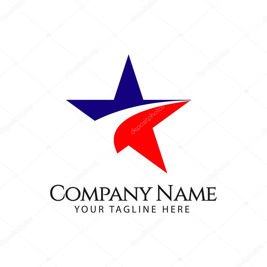 Star Company Vector Template Design Illustration