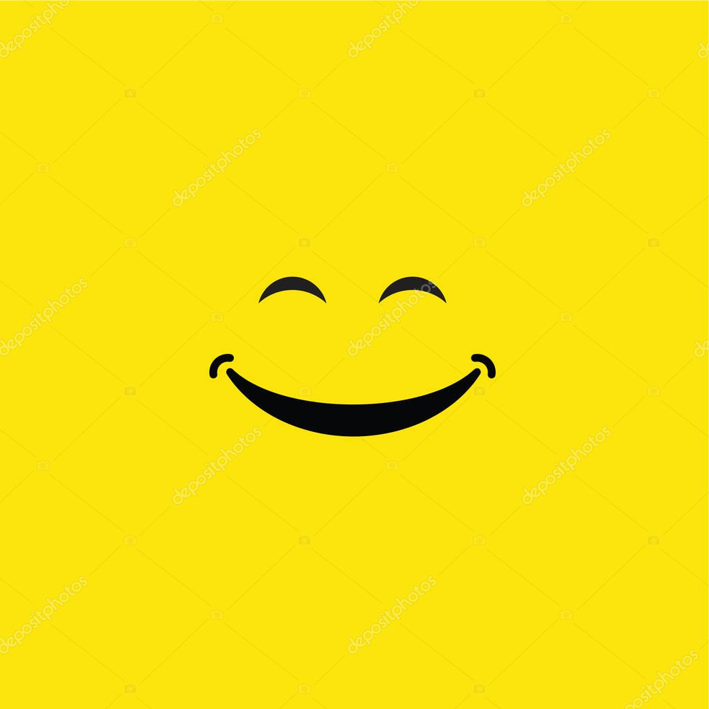 Smile Vector Template Design Illustration