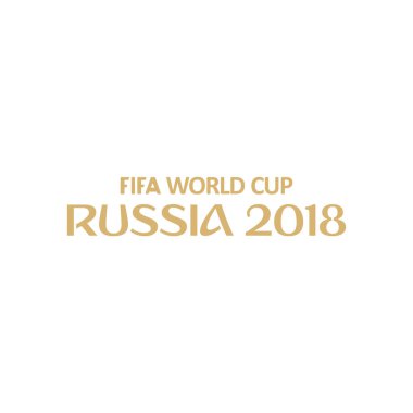 Fifa Dünya Kupası Rusya 2018 Vektör Şablon tasarımı