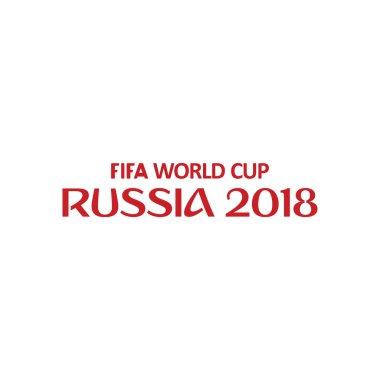 Fifa Dünya Kupası Rusya 2018 Vektör Şablon tasarımı