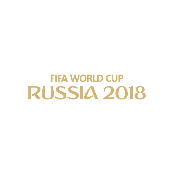 Fifa World Cup Russia 2018 Vector Template Design — Stock Vector