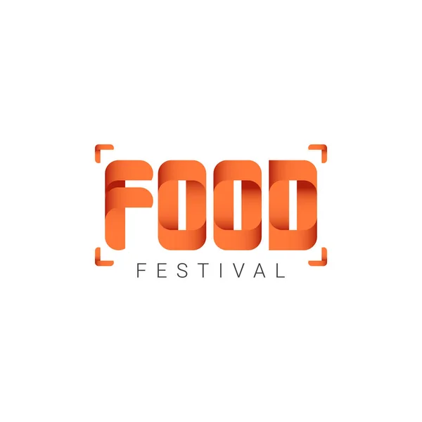 Food Festival Logo Vector Template Design Illustration