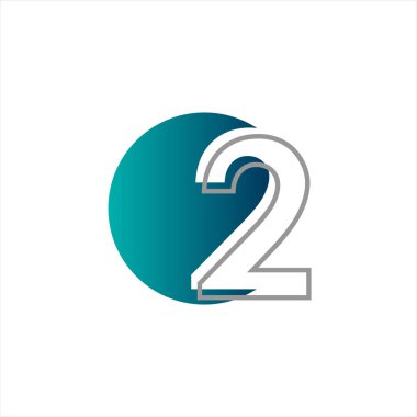 2 yıl yıldönümü kutlama vektör şablonu tasarım illüstrasyon