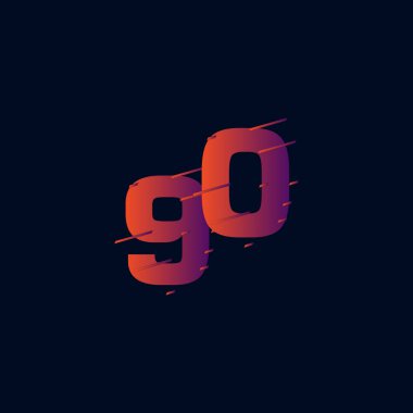 90 Yıl Yıldönümü Vektör Şablontasarım İllüstrasyon