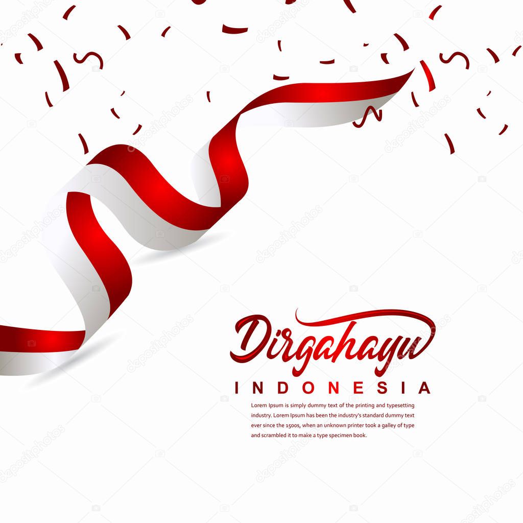 Indonesia Independence Day Celebration Creative Design Illustration Vector Template