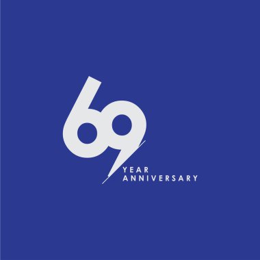 59 Yıl Yıldönümü Kutlama Vektör Şablon tasarım illustra