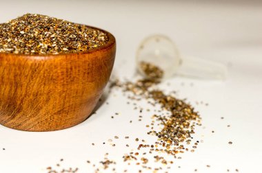 Semillas de chia en su servicio.