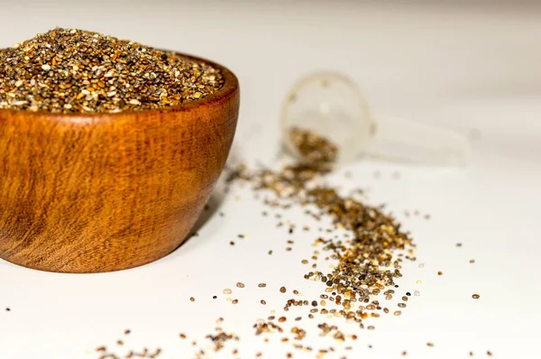 Semillas de chia en su servicio.