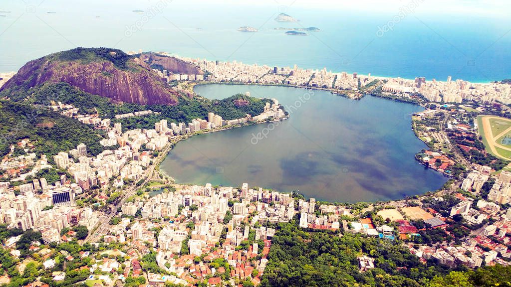 Vista desde el Cristo Redentor, Rio de Janeiro.