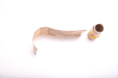 Yeni Hint 10 rupi para notları resmi. Beyaz arka planda yalıtılmış.