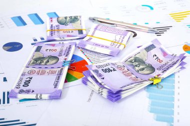 Hint 100 Rupi notları ve grafik kağıt kalem yeni paketi.