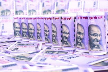 Hint 100 Rupi Para Notu. Beyaz arka planda yalıtılmış.