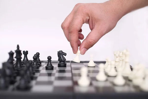 체스를 배경에 — 스톡 사진