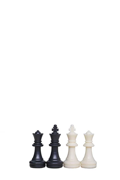 Picture Chess Pawns Isolated White Background — Stock Photo, Image