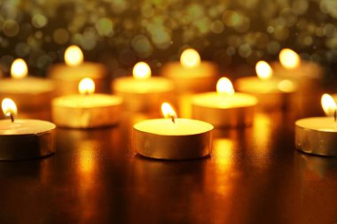 Hint Diwali geleneksel mum lambaları Resmi.