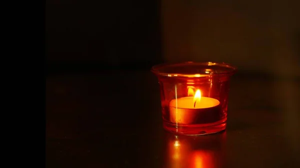 Candle lamp on the Diwali celebration.