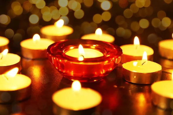 Hint Diwali Geleneksel Mum Lambaları Resmi — Stok fotoğraf