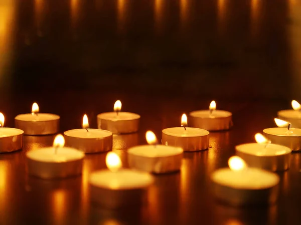 Hint Diwali Geleneksel Mum Lambaları Bir Grup — Stok fotoğraf
