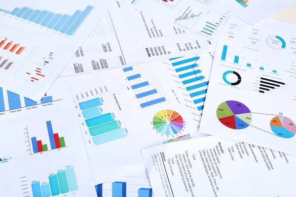 Finansal grafik kağıdı resmi.