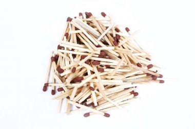 Maçların fotoğrafı sopa tasarımı. Beyaz arka planda yalıtılmış.